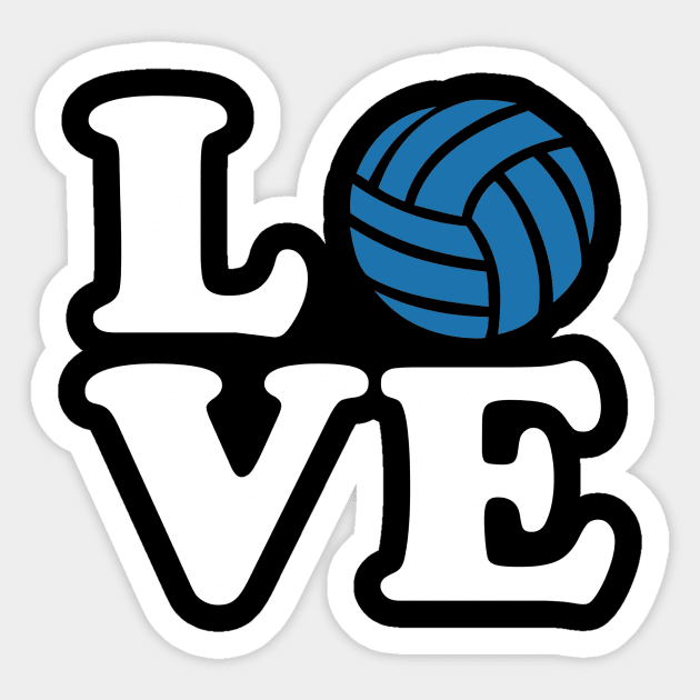 Volleyball love Sticker by Designzz